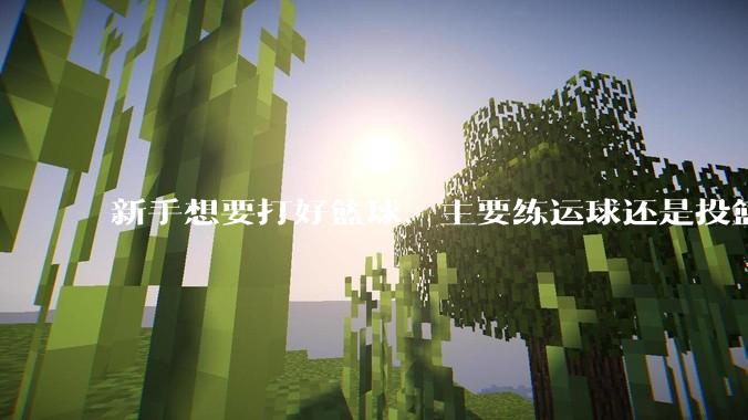 新手想要打好篮球，主要练运球还是投篮？