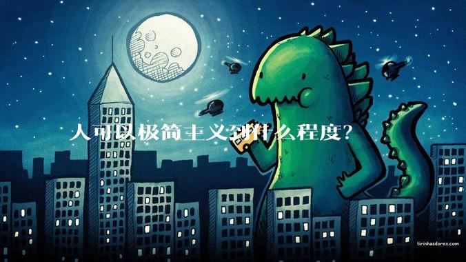 人可以极简主义到什么程度？