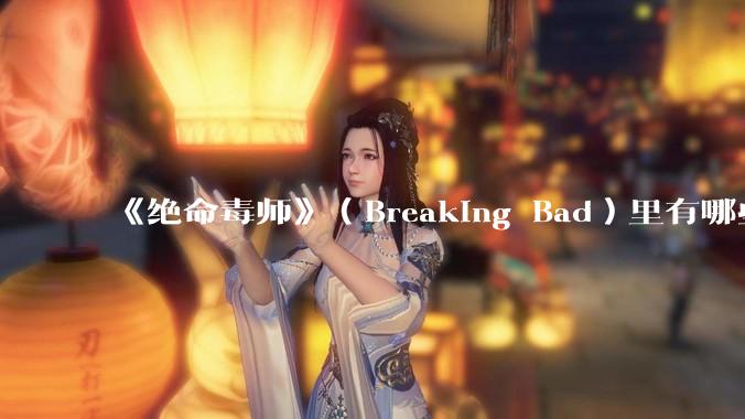 《绝命毒师》（Breaking Bad）里有哪些硬伤？